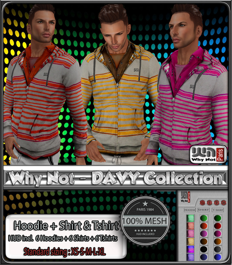 *WN* Davy Collection - Hoodie,shirt&tshirt -Full Version- 