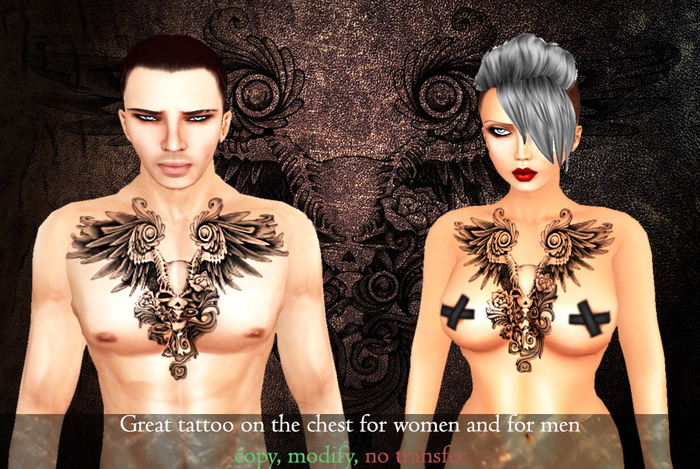 ..:Tattoo dark wings :..