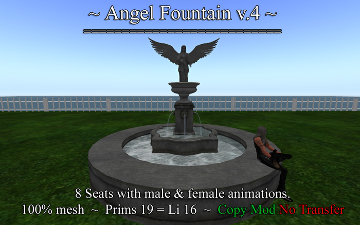 Angel Fountain v.4 (8 seats w animations)