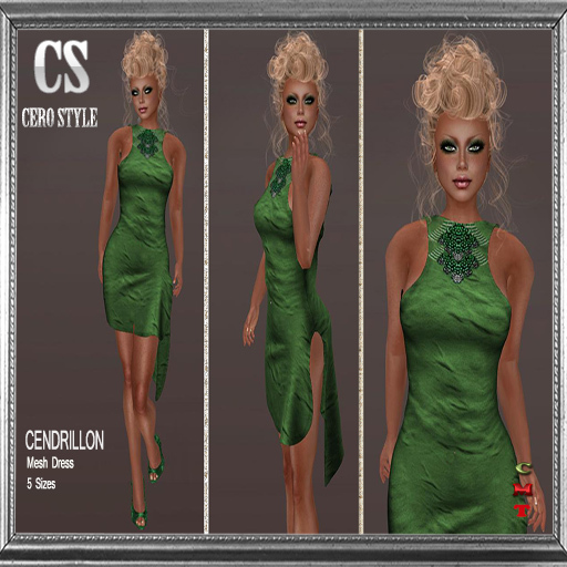 CERO STYLE Cendrillon Dress Green