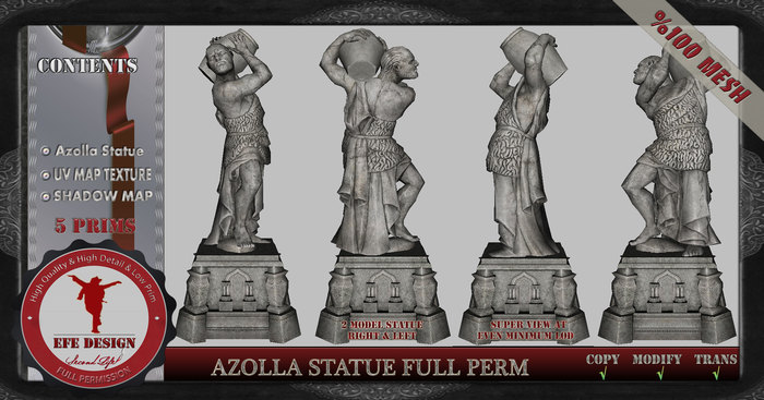 Azolla Statue Full Permission