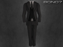 *BOND7* V-neck Longsleeve (Black)
