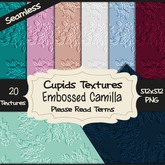 *Cupids Textures * 20 EMBOSSED CAMILLA