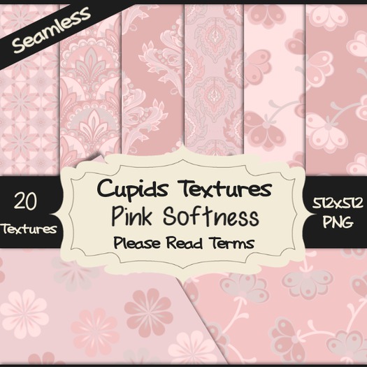 *Cupids Textures * 20 PINK SOFTNESS