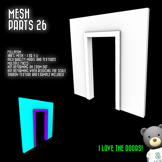 [SL]Mesh Parts 26 FULLPERM (boxed)
