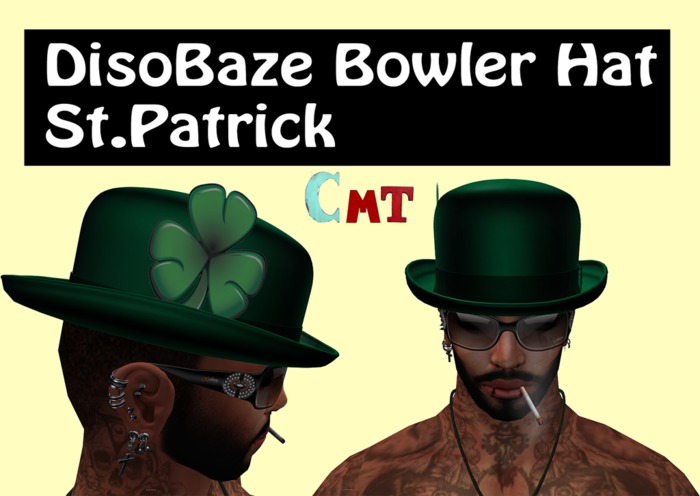 DisoBaze Bowler Hat St Patrick
