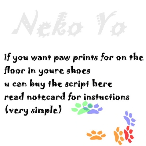 paw print Multi   Neko Yo 