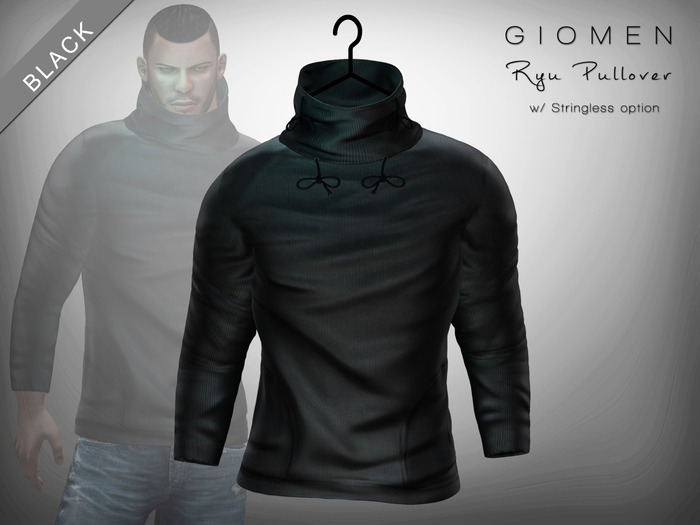 G I O M E N - Ryu Pullover [BLACK]