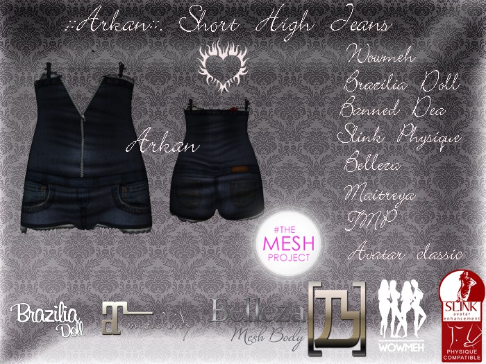 .::Arkan::. Short High Jeans 1