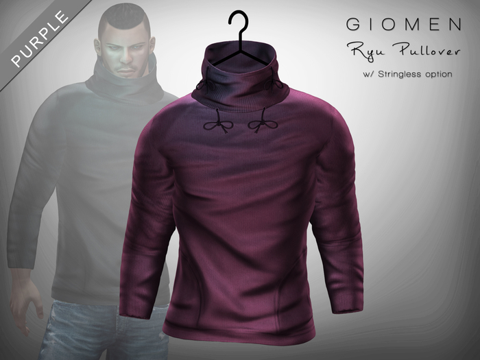 G I O M E N - Ryu Pullover [PURPLE]