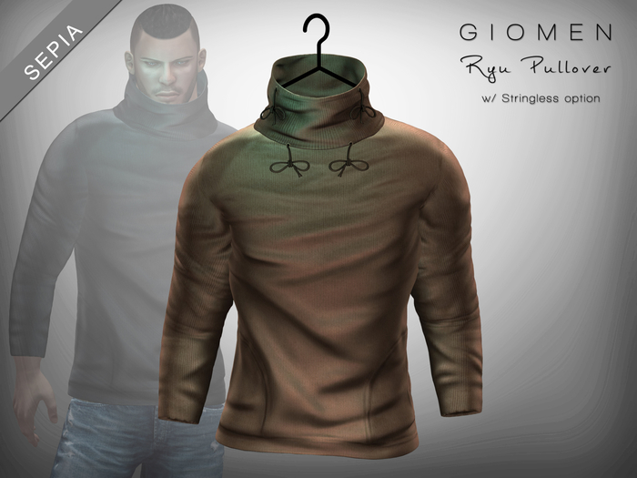 G I O M E N - Ryu Pullover [BLACK]
