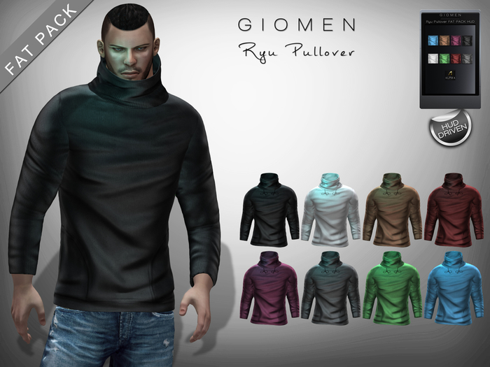 G I O M E N - Ryu Pullover [BLACK]