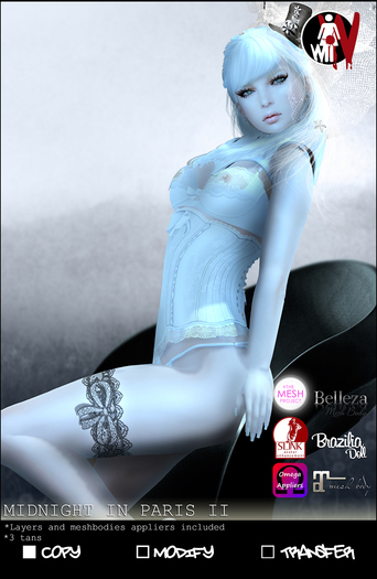 [White~Widow] Midnight in Paris II *Wear Me*