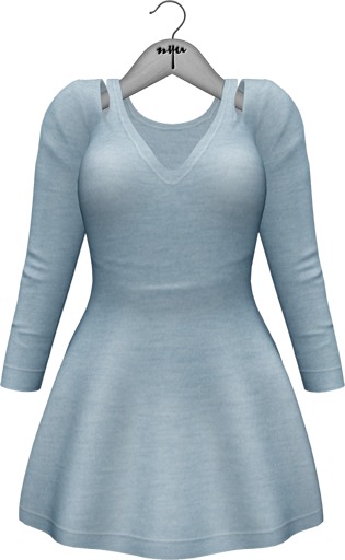 NYU - Peplum Top, Blue