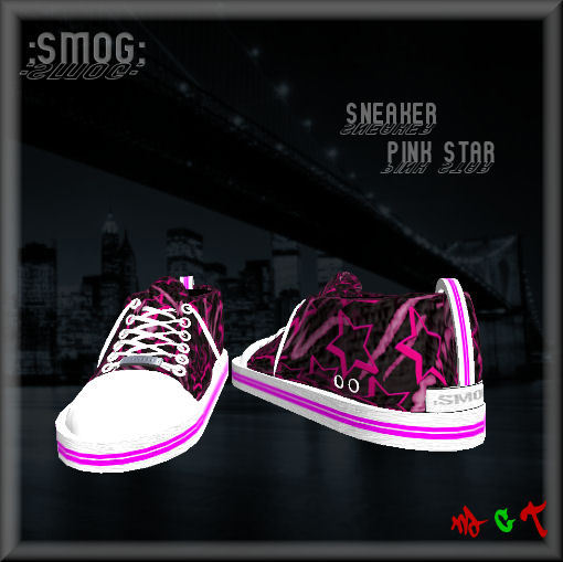 :SMOG: Sneaker Pink Star (Boxed)