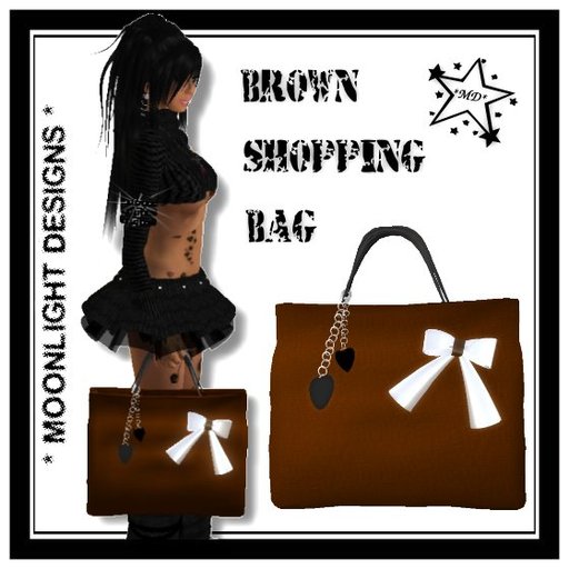 *MD* Brown Shopping Bag