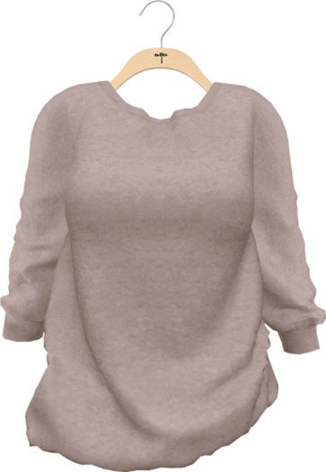 NYU - Loose Cotton Top, Nude