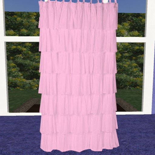 Pink Ruffle Curtains