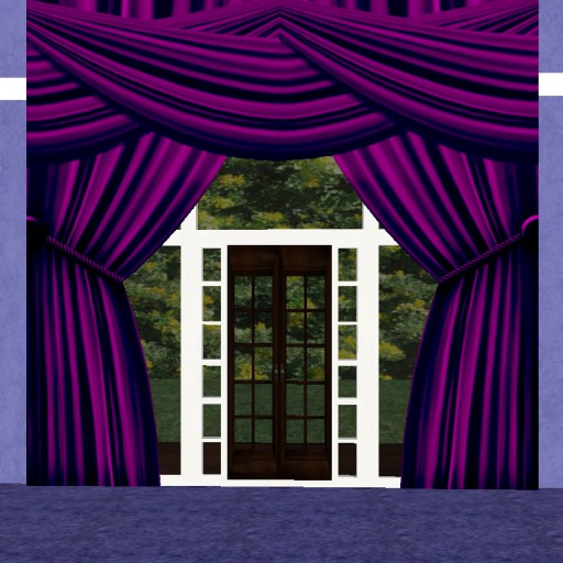 Royal Purple Drapes