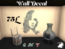 S.P. Word Face Wall Decal
