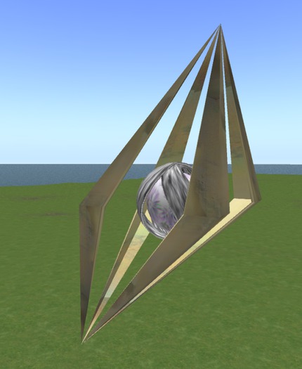 Caged Earth Abstract Sculpture