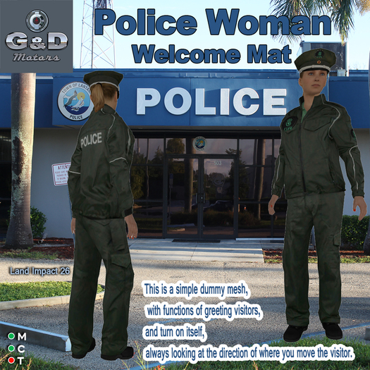 G&D MOTORS Police Woman