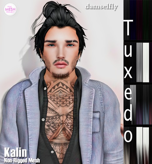 *~*Damselfly*~*Kalin Non-Rigged Mesh Tuxedo