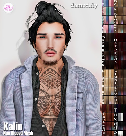 *~*Damselfly*~*Kalin Non-Rigged Mesh Big Pack