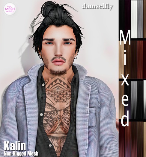 *~*Damselfly*~*Kalin Non-Rigged Mesh Mixed Pack