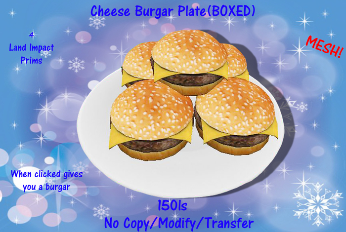 Cheese Burgar Plate(BOXED)