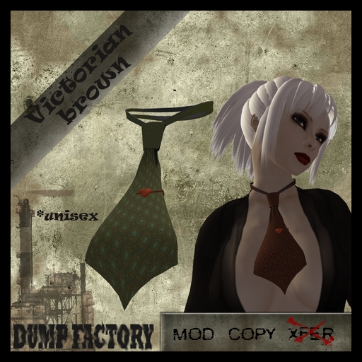 DF Victorian "Necktie" brown by "DUMP FACTORY"