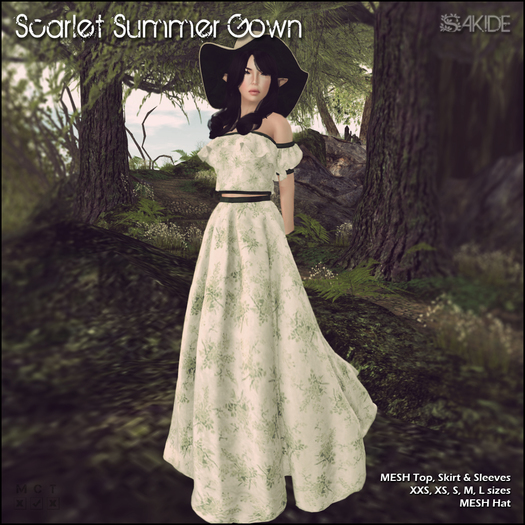 [ SAKIDE ] Scarlet Summer Gown