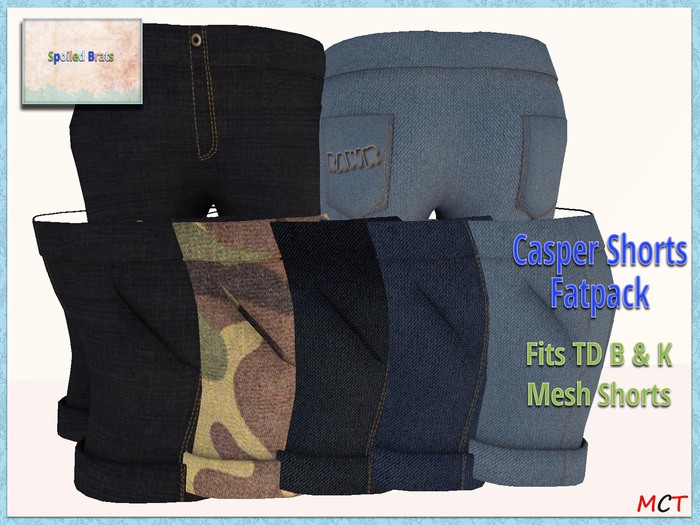 [S][B] Casper Shorts - Fatpack