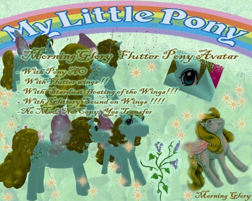 MORNING GLORY PONY AVATAR