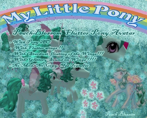 PEACH BLOSSOM PONY AVATAR