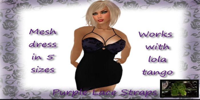 MWD Purple Lace Straps