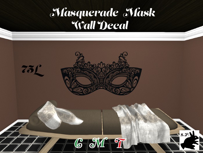 S.P.Masquerade Mask Decal