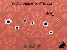 S.P. Bullet Holes 2 Decal