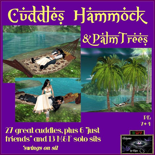 *EbE* Cuddles Hammock w/Palms (Arabian)
