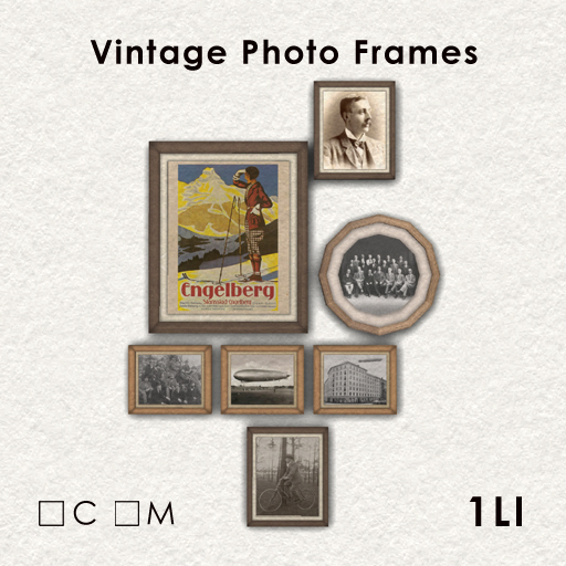 GUSTAV'S vintage photo frames