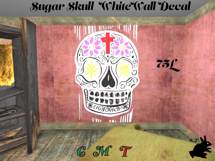 S.P. Sugar Skull Color Decal