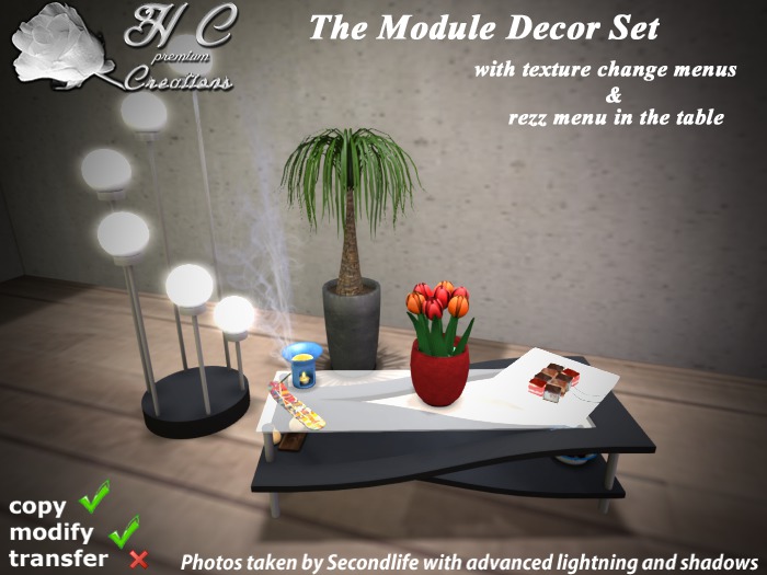 HCC Premium Line ~The Module Decor Set BOX