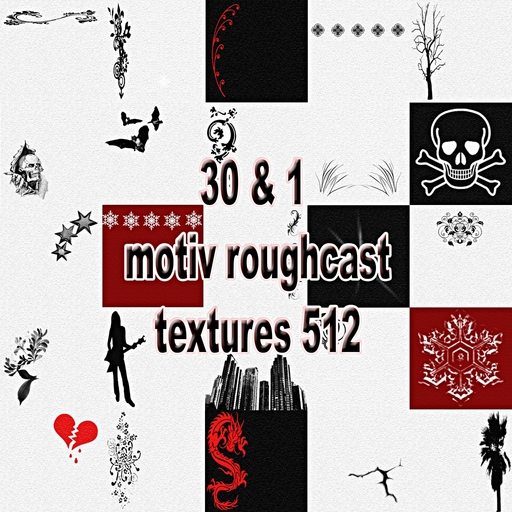 * GuTi 31 motive roughcast textures 512 modern house wallpapers backdrops