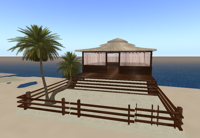 tiki little gazebo 16X32 - BOX