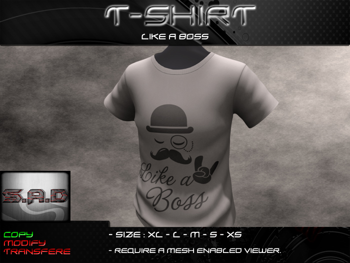 :S.A.D: T-shirt - Like a Boss