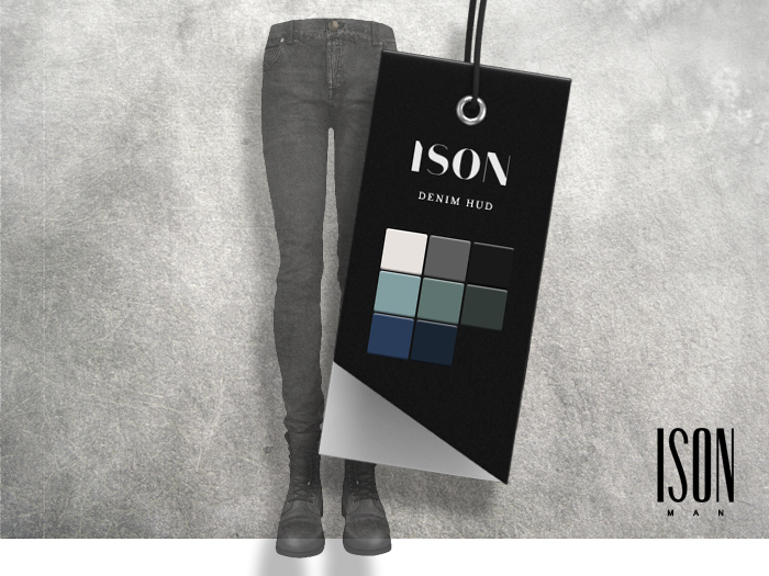 ISON MAN - jumper set HUD (denim)