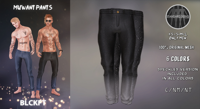 BLCKFT- Muwant pants Black/Gray