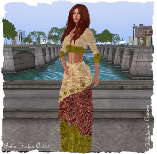 Boho Burlap Outfit (boxed)