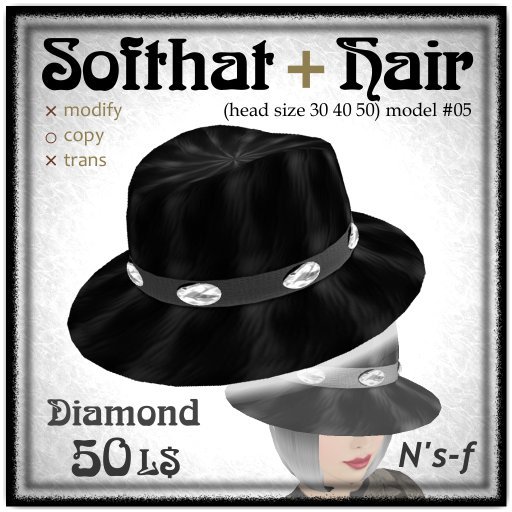 SoftHat Diamond+Hair BOX