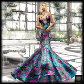 SAS - Frida Turquoise Gown (Mesh Bodies & Mesh)